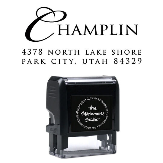 Big Name Address Rectangular Self-Inking Stamp